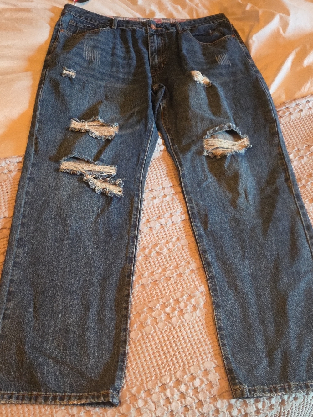 Classic Distressed Women's Jeans - Size 36